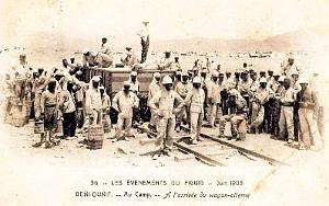 BENI- OUNIF - ARRIVEE DU WAGON- CITERNE 1903